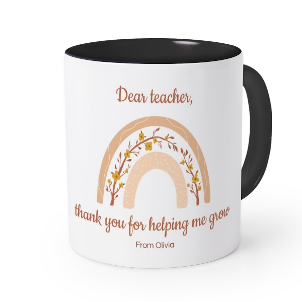 Coloured Mug Black