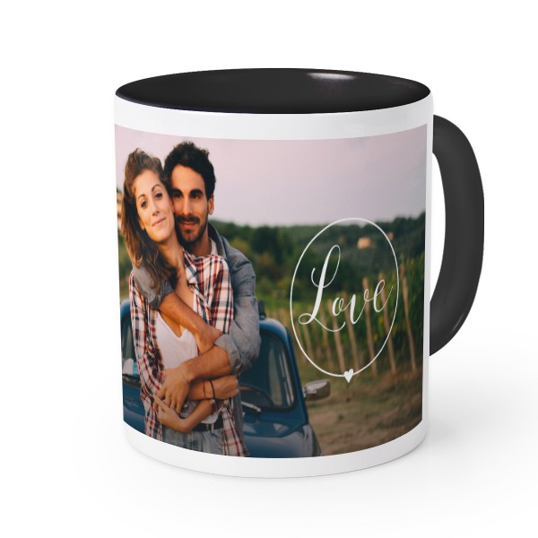 Farbige Tasse Schwarz