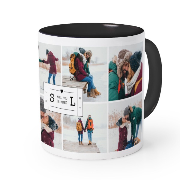 Farbige Tasse Schwarz