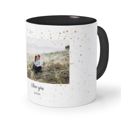 Mugg med fÀrg Svart Mugg med fÀrg Svart