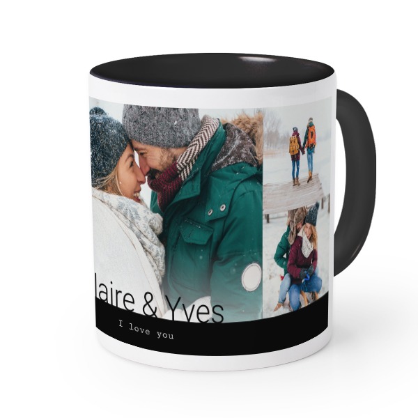 Farbige Tasse Schwarz