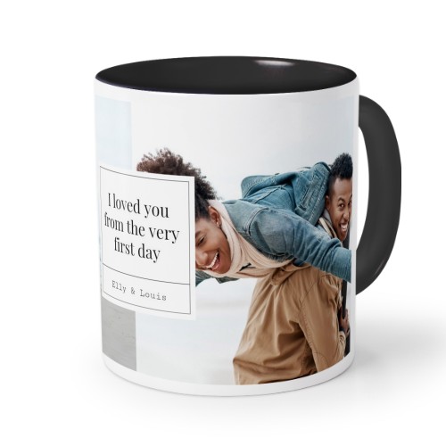 Mugg med fÀrg Svart Mugg med fÀrg Svart