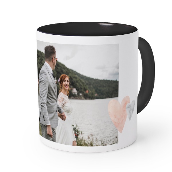 Farbige Tasse Schwarz