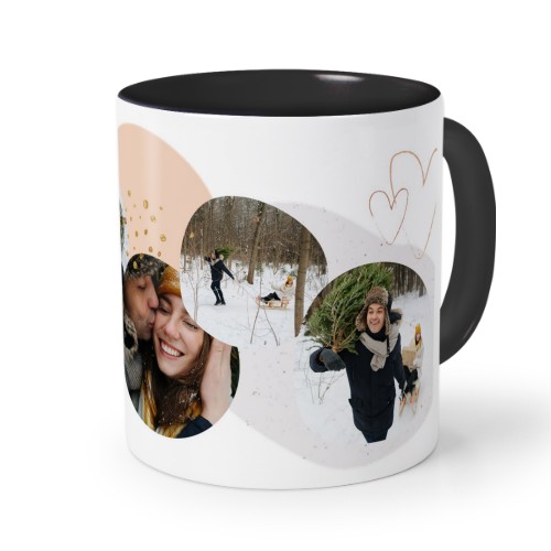Mugg med färg Svart