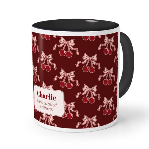 Vintage Cherry Love Text - Only