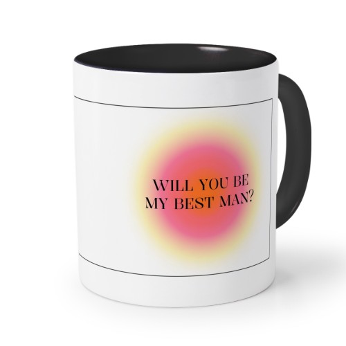 Farbige Tasse Schwarz