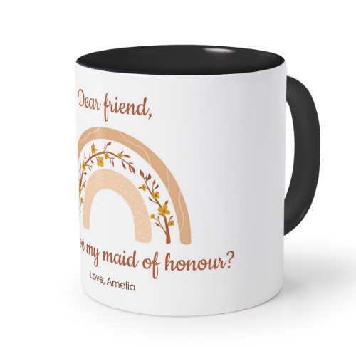 Coloured Mug Black Coloured Mug Black