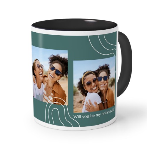 Mugg med fÀrg Svart Mugg med fÀrg Svart