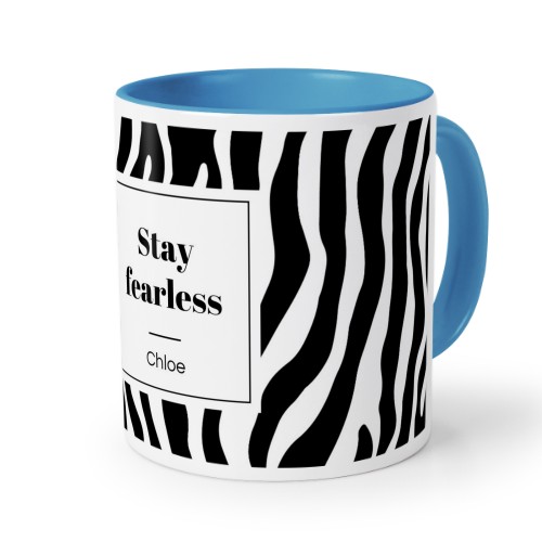 Gekleurde mok blauw Gekleurde mok blauw