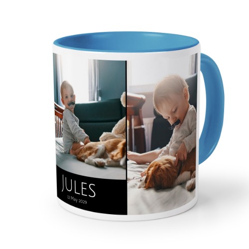 Mugg med färg blå