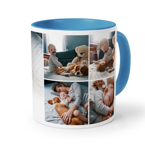 Mugg med färg blå Mugg med färg blå