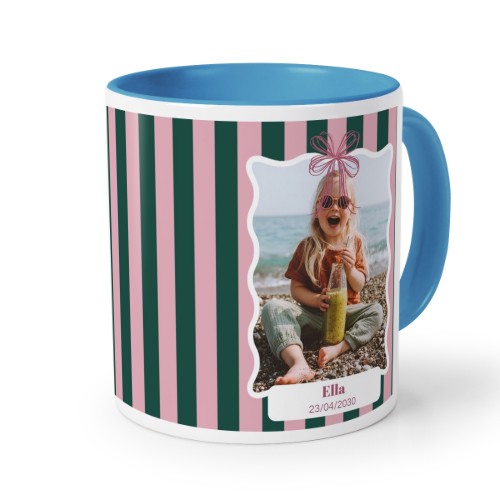 Farbige Tasse blau