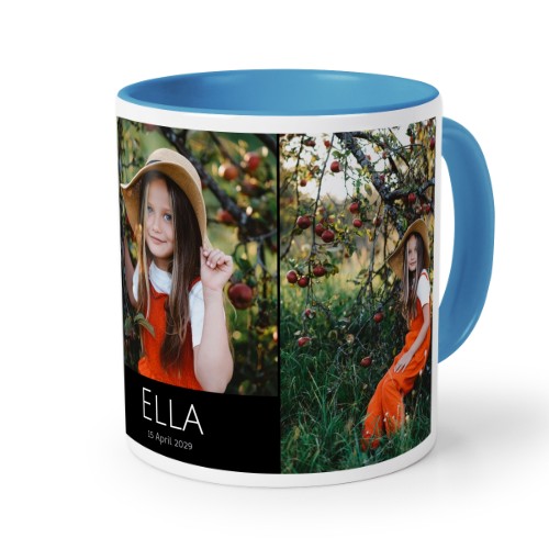 Mugg med färg blå Mugg med färg blå