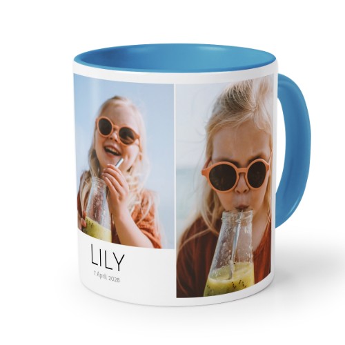 Mugg med färg blå Mugg med färg blå