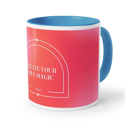 Farbige Tasse blau Farbige Tasse blau