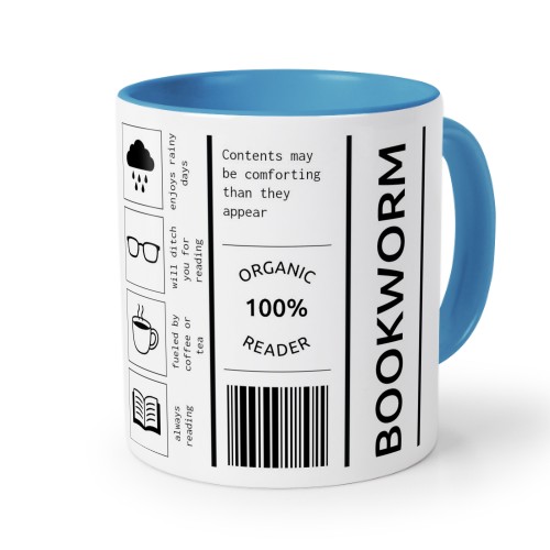 Book Worm Label - Text Only Book Worm Label - Text Only