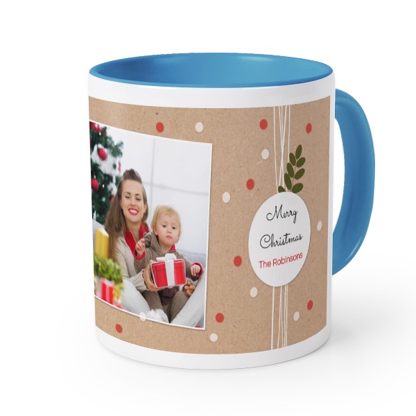 Farbige Tasse blau