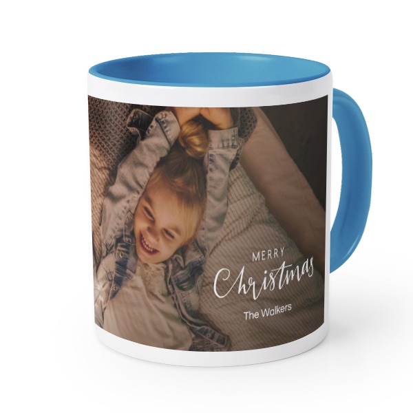 Farbige Tasse blau