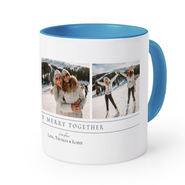 Mugg med fÀrg blÄ Mugg med fÀrg blÄ