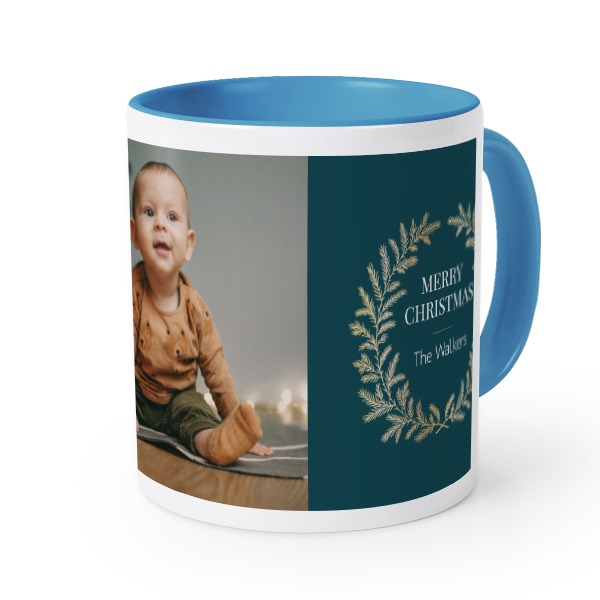 Farbige Tasse blau