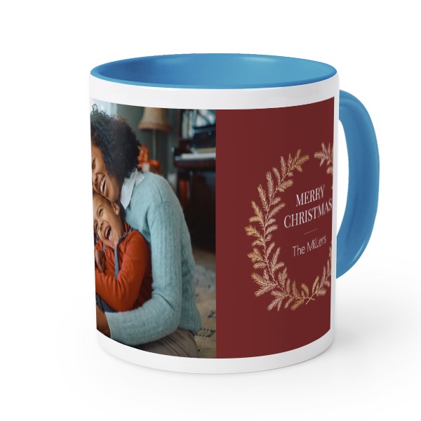 Farbige Tasse blau