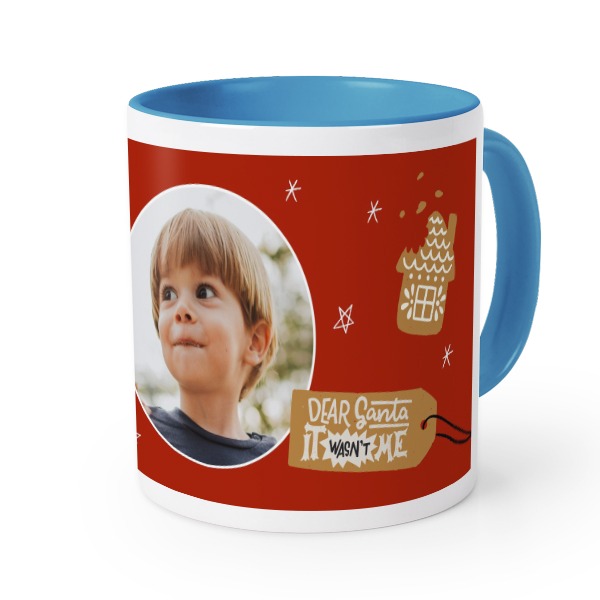 Gekleurde Mok blauw