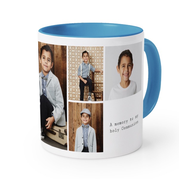 Farbige Tasse blau