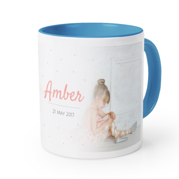 Farvet krus blå Farvet krus blå