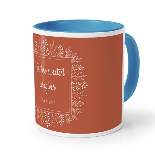 Mugg med fÀrg blÄ Mugg med fÀrg blÄ