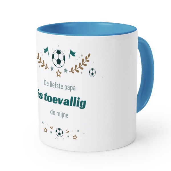Gekleurde Mok blauw