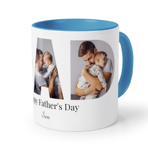 Farbige Tasse blau