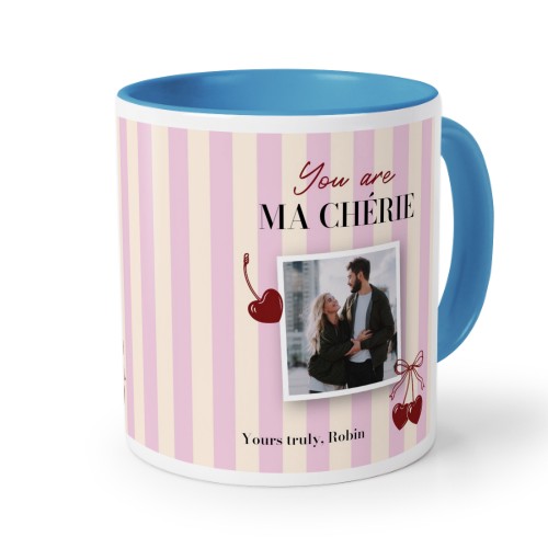 Värillinen muki sininen