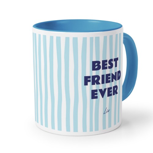 Gekleurde mok blauw Gekleurde mok blauw
