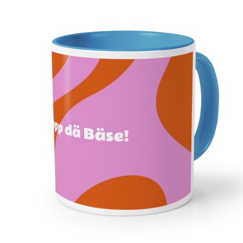 Farbige Tasse blau Farbige Tasse blau