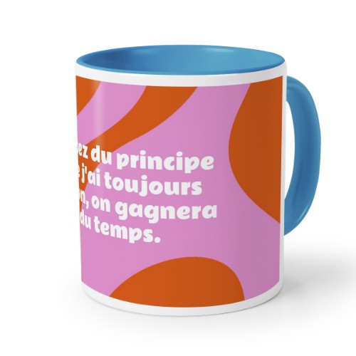 Mug Couleur bleu Mug Couleur bleu