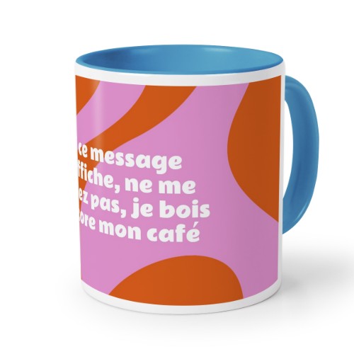 Mug Couleur bleu Mug Couleur bleu