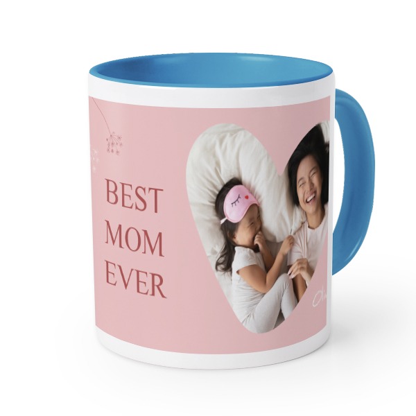 Gekleurde mok blauw Gekleurde mok blauw