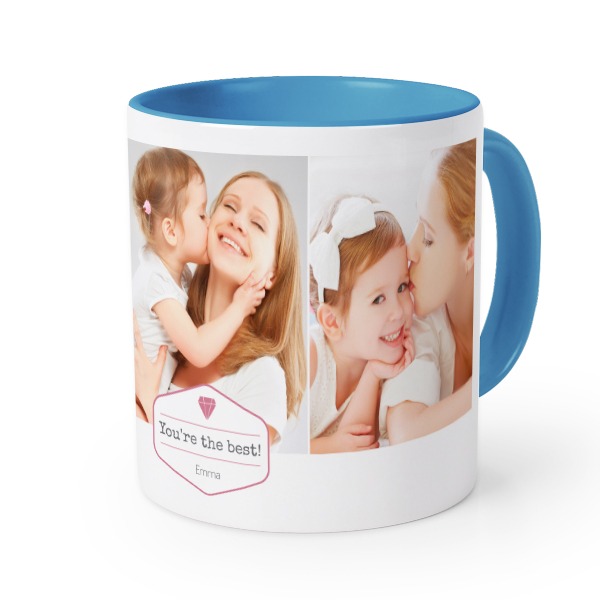 Gekleurde Mok blauw Gekleurde Mok blauw