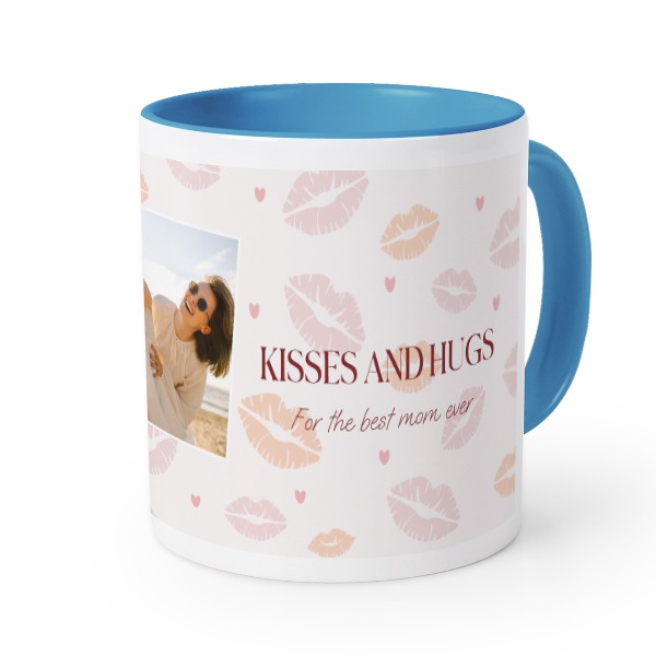 Farbige Tasse blau Farbige Tasse blau