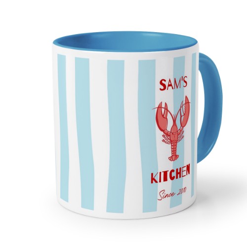 Gekleurde Mok blauw Gekleurde Mok blauw