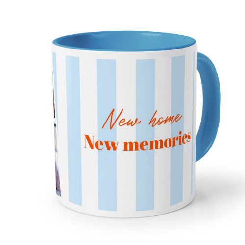 Gekleurde mok blauw Gekleurde mok blauw