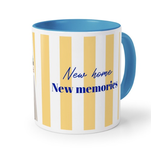 Gekleurde mok blauw Gekleurde mok blauw