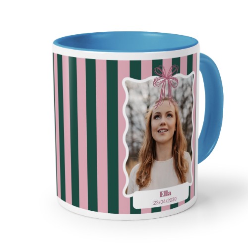 Farvet krus blå Farvet krus blå