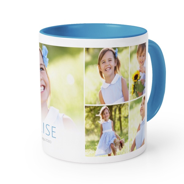 Gekleurde mok blauw Gekleurde mok blauw