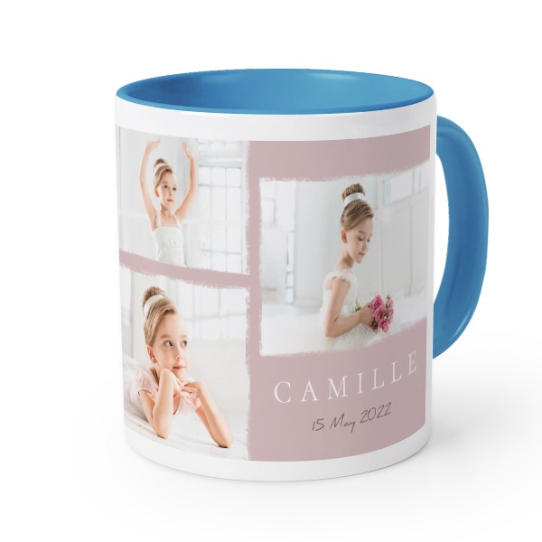 Gekleurde mok blauw Gekleurde mok blauw