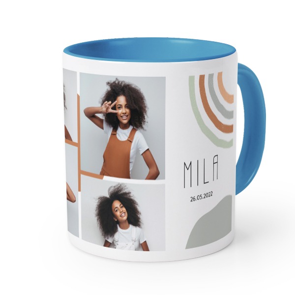 Mug Couleur bleu Mug Couleur bleu