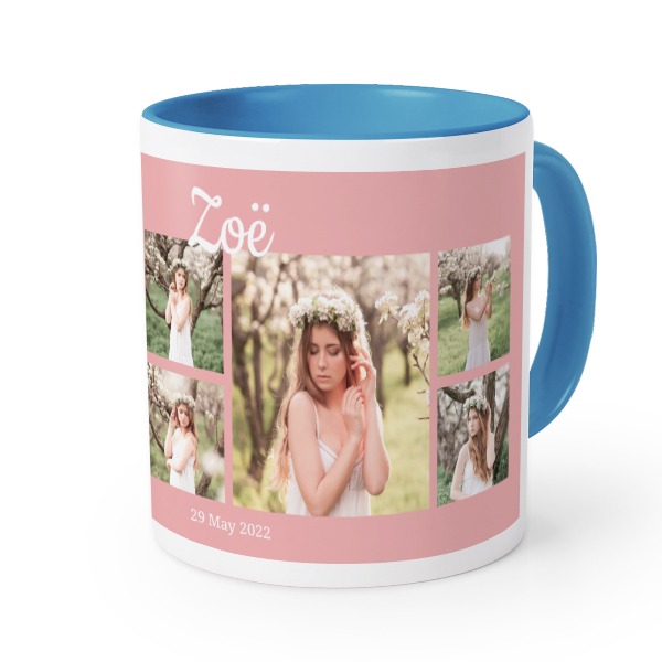 Gekleurde Mok blauw