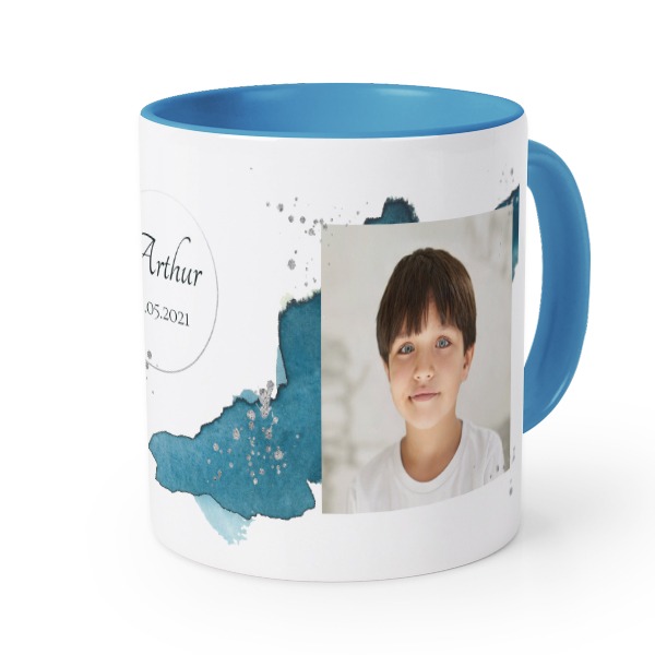 Mug Couleur bleu Mug Couleur bleu
