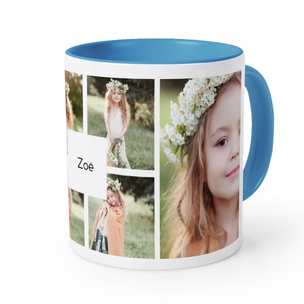 VĂ€rillinen muki sininen VĂ€rillinen muki sininen