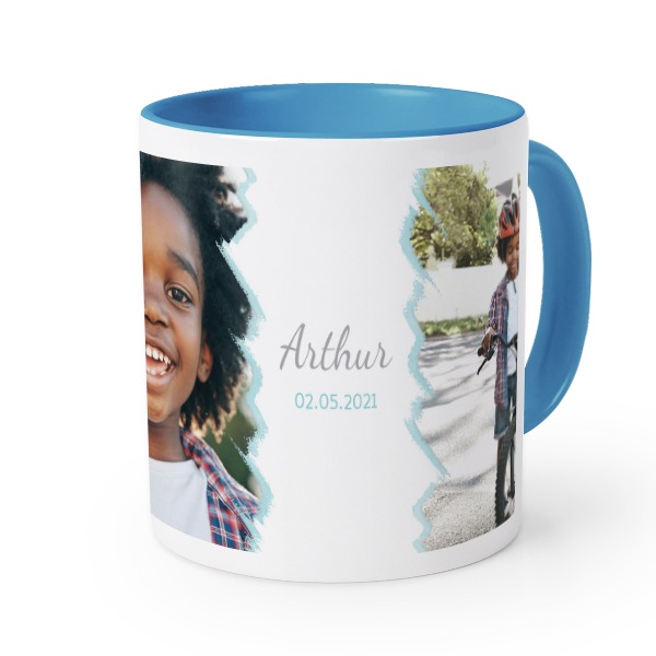 VĂ€rillinen muki sininen VĂ€rillinen muki sininen